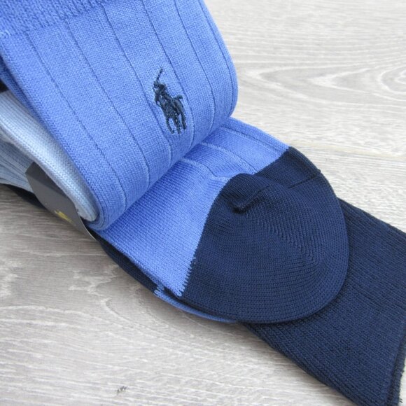 Polo Ralph Lauren Soft Touch Rib Dress Socks Men's Size 6-12.5 (3 PAIRS) NEW - Picture 8 of 13